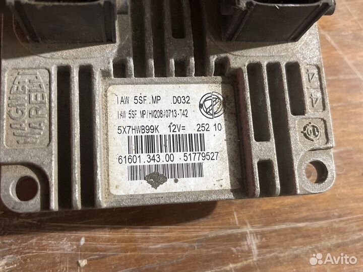 Эбу fiat albea 1.4