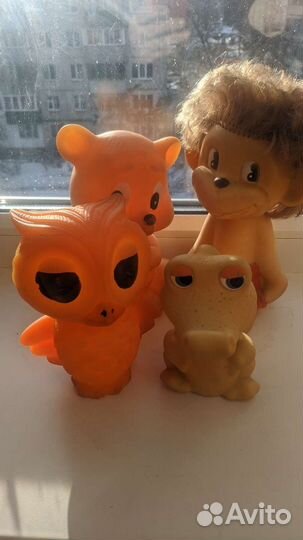 Резиновые игрушки СССР