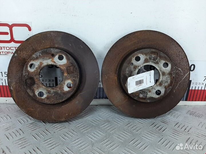 Диск тормозной передний Mazda Demio DW рест. 2000