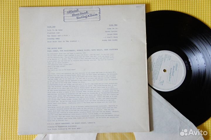 Blues Band - Official Bootleg Album (UK-1980-LP)