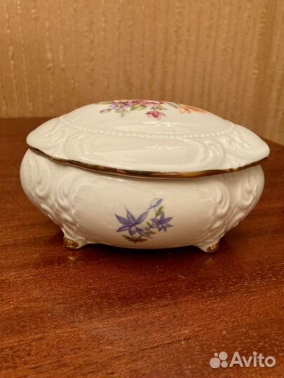 Винтажная шкатулка фарфор ГДР