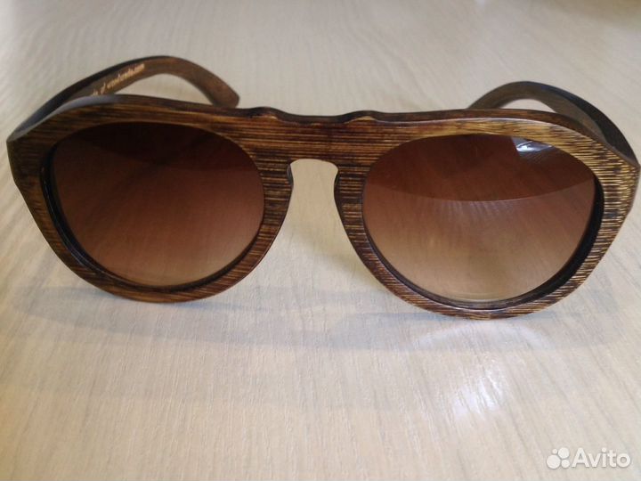 Солнцезащитные очки деревянная оправа