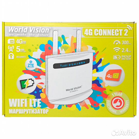 Маршрутизатор world vision 4G connect