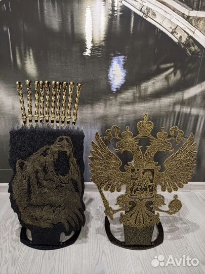 Шампура подарочные с подставкой