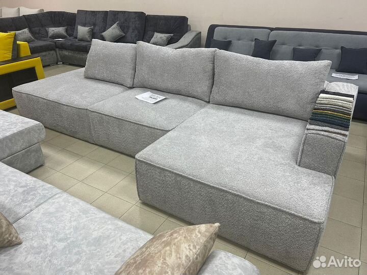 Диван угловой модульный прямой раскладной