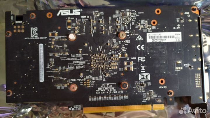 Продам видеокарту asus GeForce GTX 1050Ti 4Gb