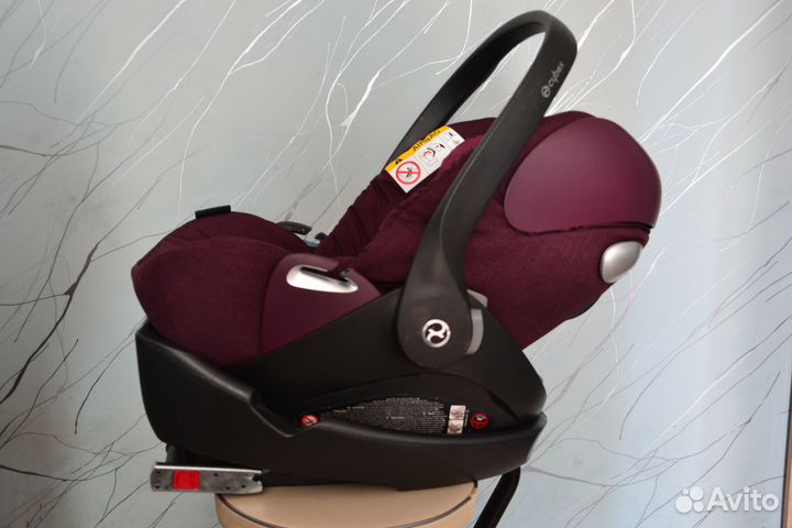 Автолюлька cybex Cloud Q plus с базой isofix
