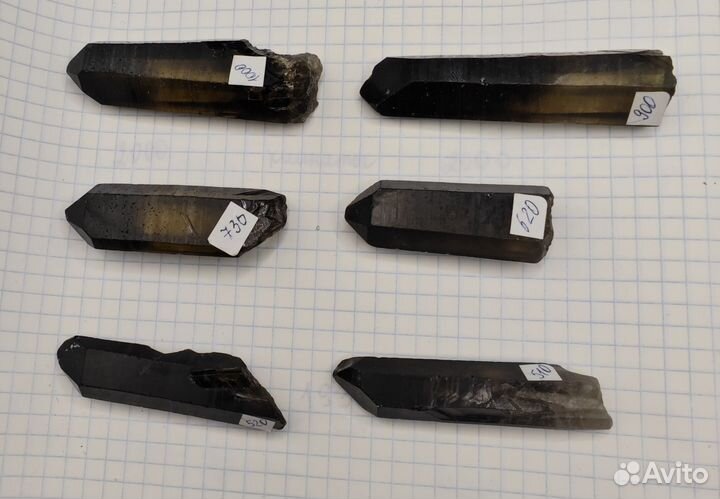 Дымчатый кварц раухтопаз кристаллы природные