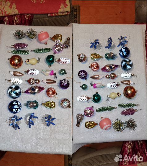 Елочные игрушки СССР Цена за все