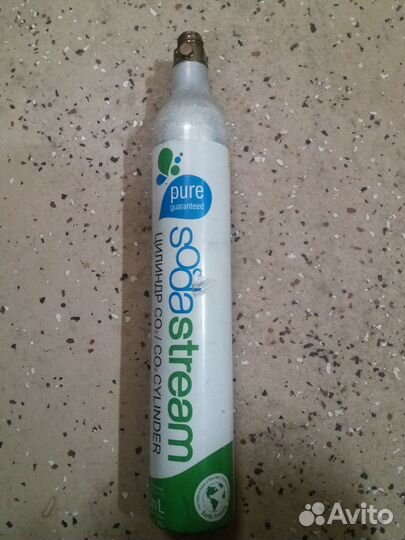 Заправка баллона Sodastream углекислотой