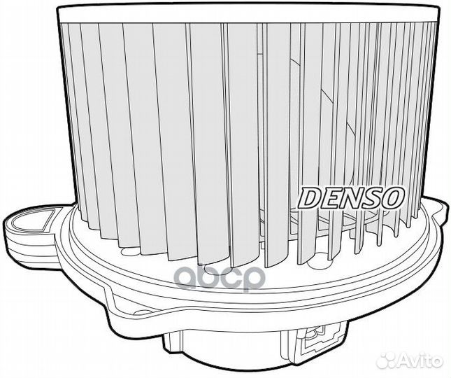 Вентилятор салона (KIA soul I) DEA43007 DEA4300