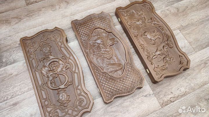 Нарды резные разные