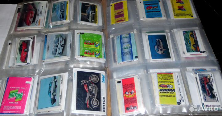 Обёртки и вкладыши от жвачек. Частые и редкие