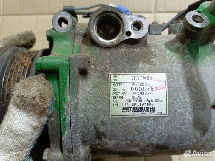 Компрессор кондиционера mitsubishi outlander xl
