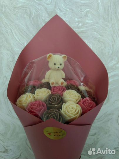 Шоколадные розы букет