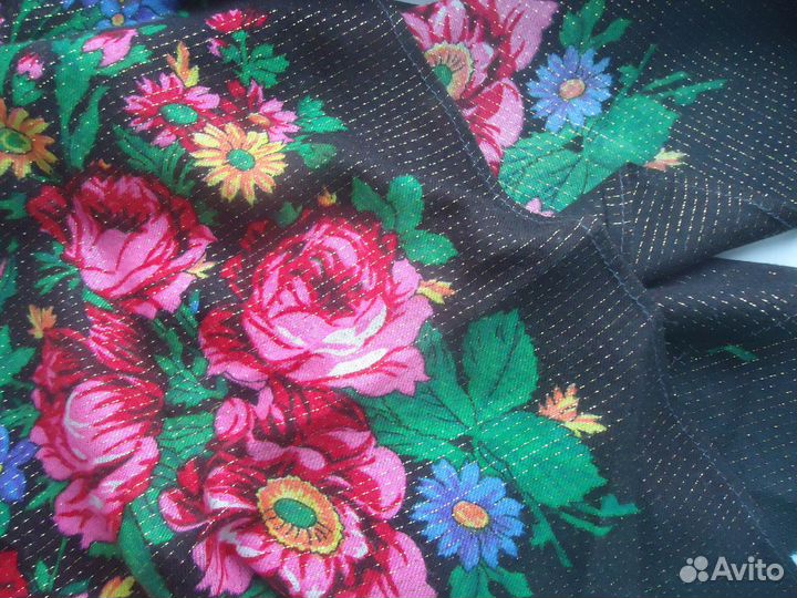 Платок с люрексом СССР