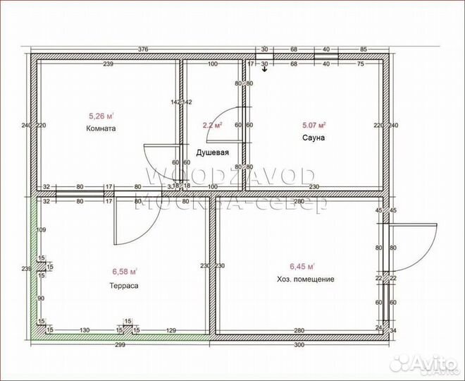 Дом 6х4,8 DO-4689