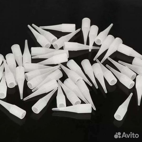 Колпачки носики 100 шт для тату татуажа Giant Sun