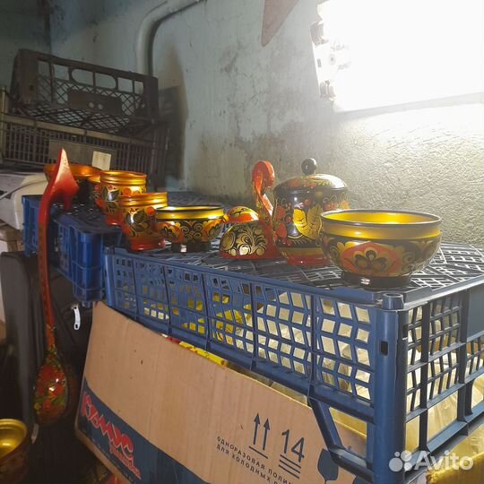 Посуда хохлома СССР