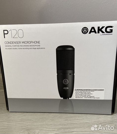 Студийный микрофон akg p120