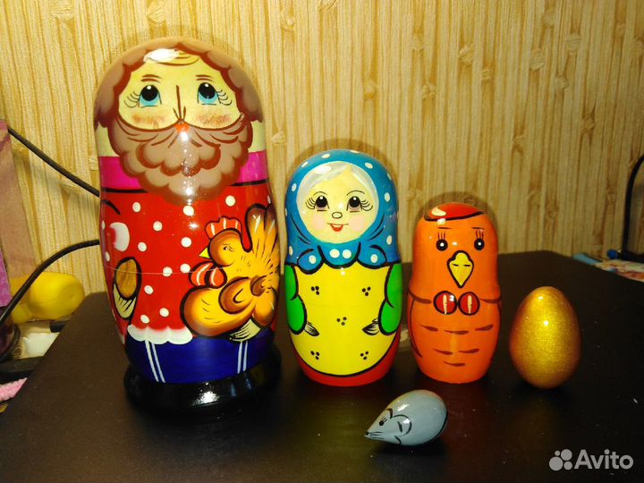 Матрешка сказка - Курочка ряба