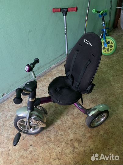 Велосипед трехколесный icon 3 RT original fuksia