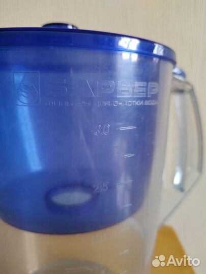 Фильтр-кувшин для очистки воды Барьер, синий 3,5л