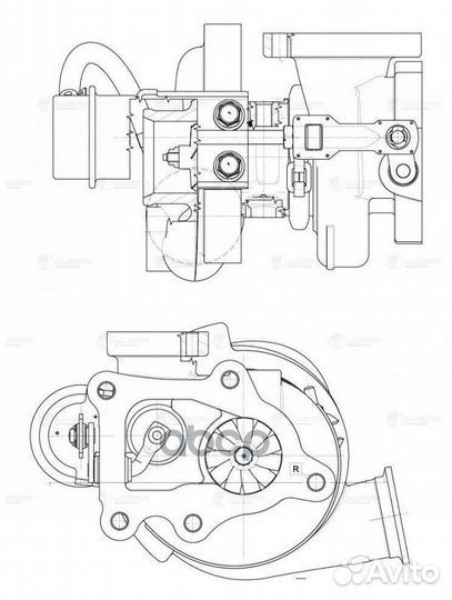 Турбокомпрессор 3302 Газель Бизнес Cummins ISF2
