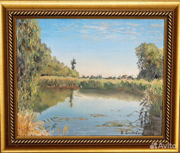 Картина маслом на холсте пейзаж