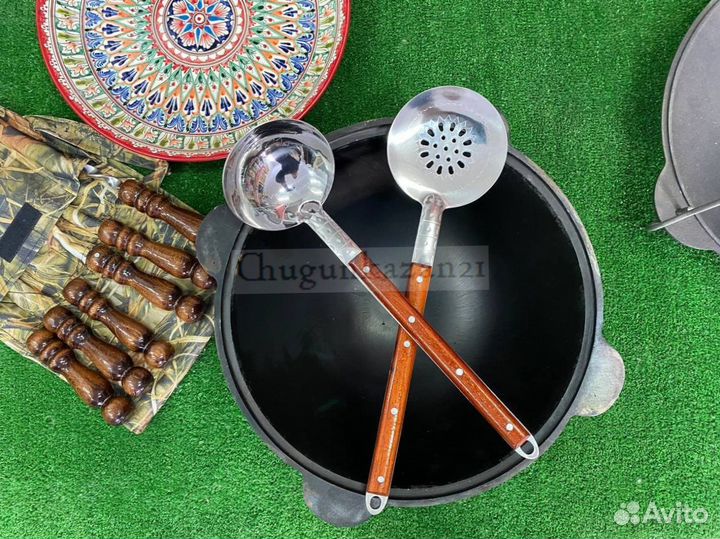 Казан чугунный 8л