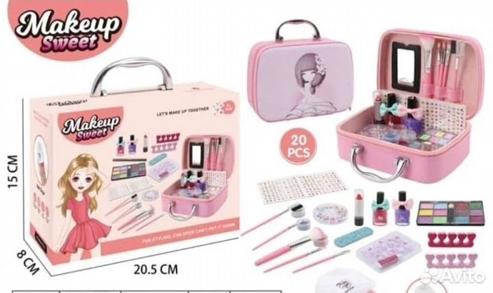 Чемоданчик детской декоративной косметики