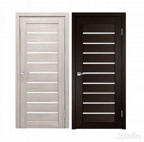 Дверь межкомнатная Палермо 20 черное стекло