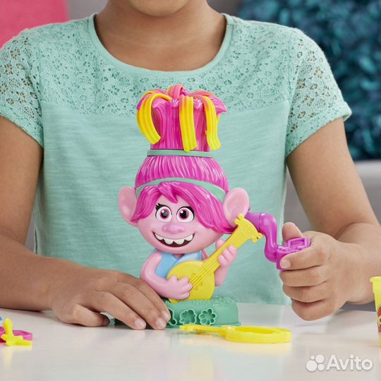 Play doh набор Тролли Розочка
