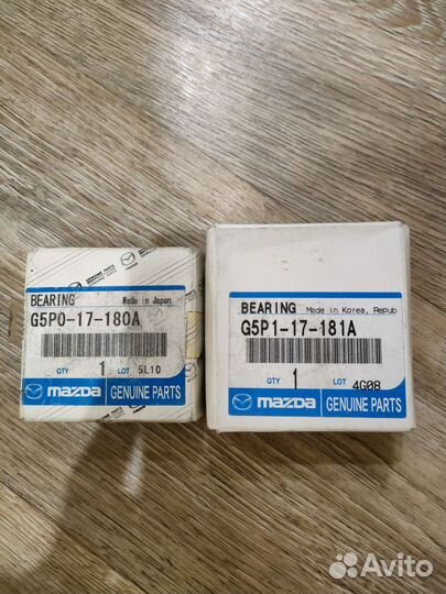 Подшипники на первичный вал МКПП мазда 6