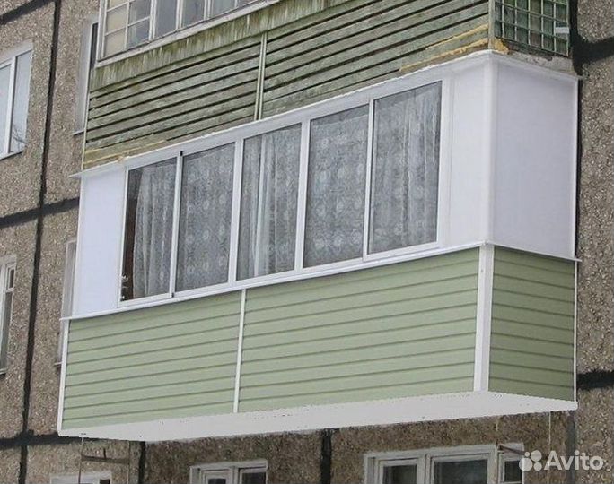 Балкон пвх под ключ