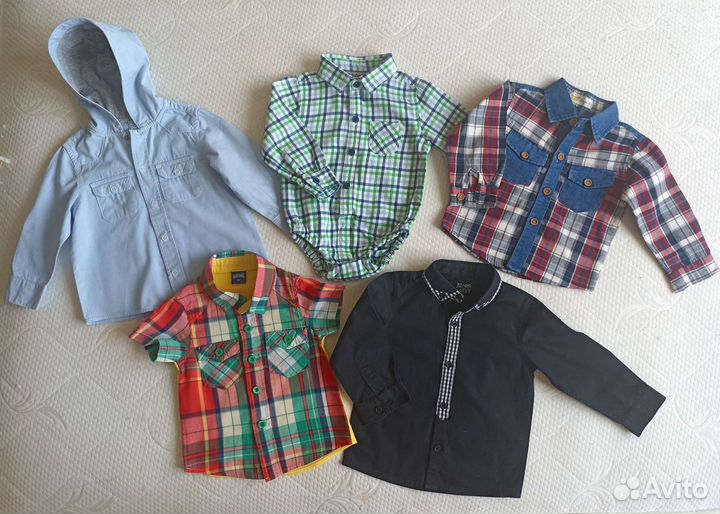 Рубашки для мальчика 80-86