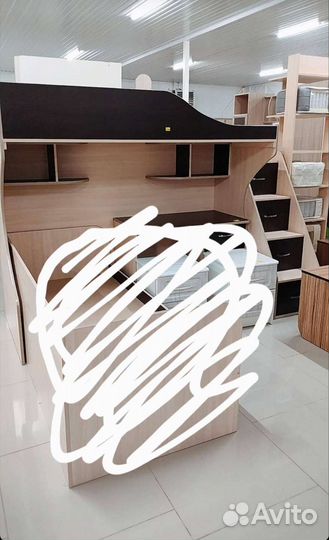 Детская кровать чердак