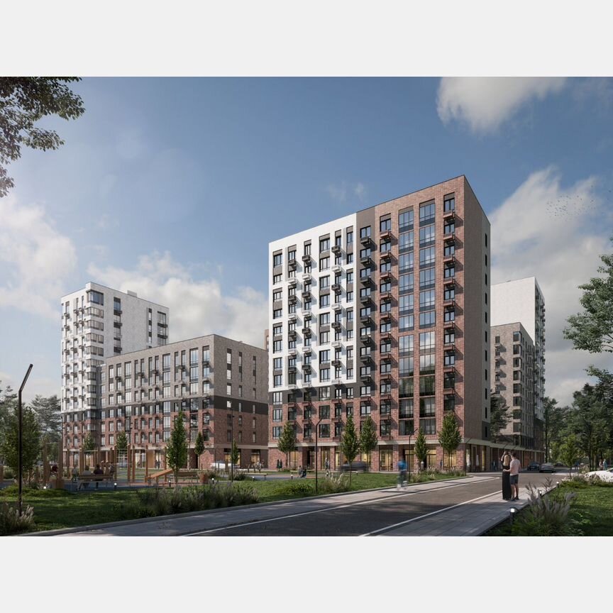 2-к. квартира, 51,8 м², 16/17 эт.