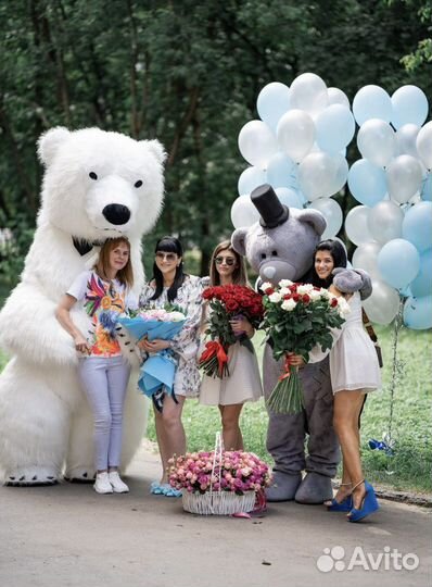 Поздравление с медведем