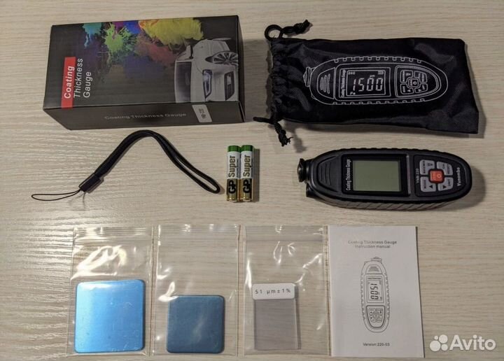 Толщиномер Yunombo YNB - 220 (видит цинк)