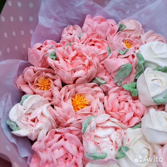 Съедобные букеты из зефира