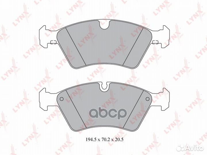 Колодки тормозные дисковые перед BD5330 LYN