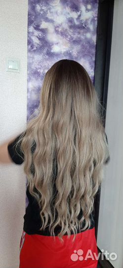 Парик волнистый омбре