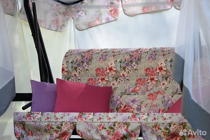 Новые Садовые качели 3-мест.Турин Премиум,Гарантия