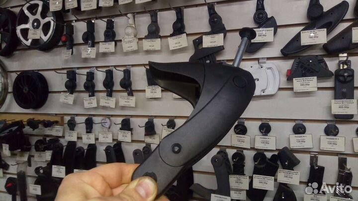 Вилка для поворотного колеса детской коляски