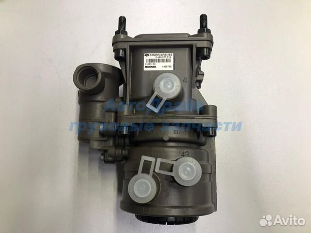 Кран управления тормозами прицепа Скания