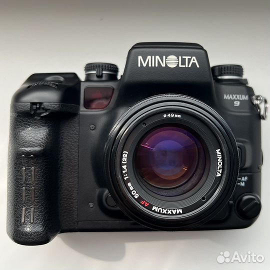 Minolta maxxum (dynax) 9 + 50mm 1.4