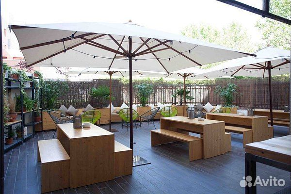 Пляжный уличный зонт