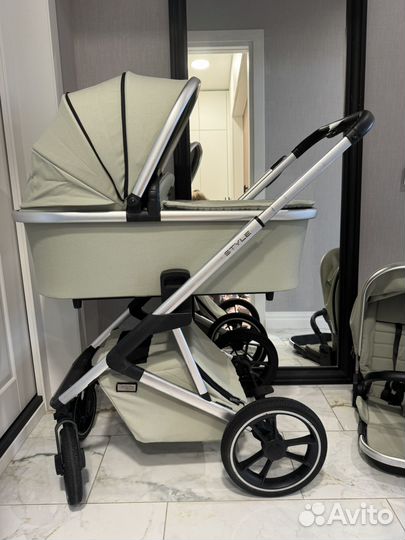 Коляска 2 в 1 moon style большой комплект (торг)