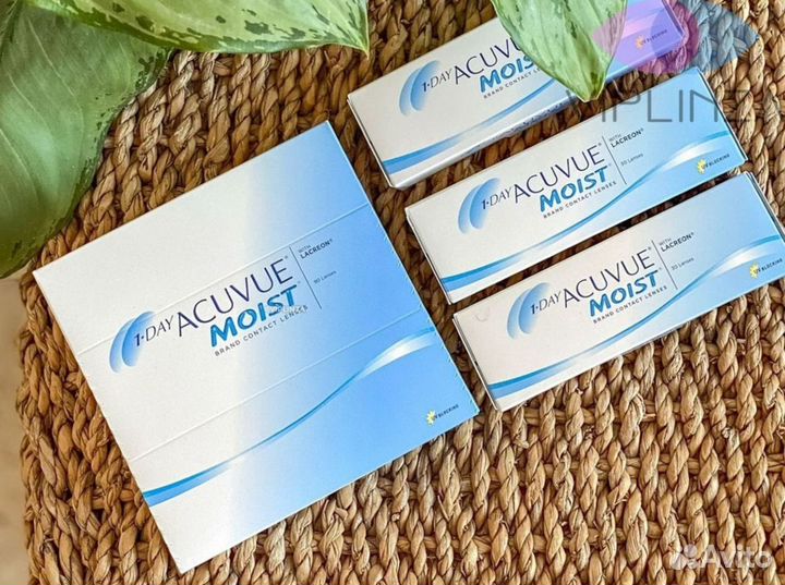 Линзы Acuvue Moist 1 day с гарантией